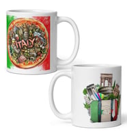 İtalya Kupa Bardak 2 Adet Seyahat Hatıra Italy Mug (Karışık)