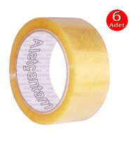 Aletçantam Şeffaf Koli Bandı 100 yrd - 6'lı Paket