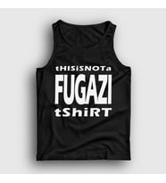 Presmono Unisex Beyaz This Is Not A Fugazi Atlet 556123tt (Siyah)