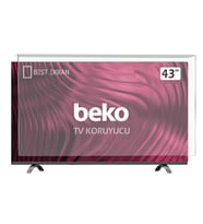 BEKO B43L57404B Tv Ekran Koruyucu - Beko 43" inç Tv Ekran Koruyucu Şeffaf Paneli