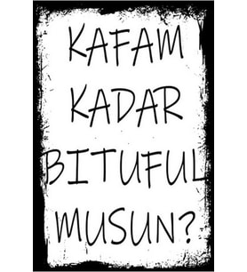 Yazılı Retro Ahşap Poster