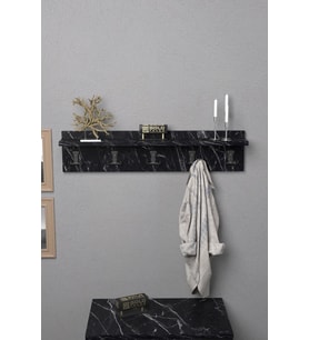 Askılık Duvar Elbise Askılığı Portmanto 80 Cm Bendir Düz