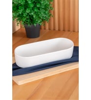 Bianco Perla Oval Baton Kase 26 cm, şık ve kullanışlı mutfak gereci