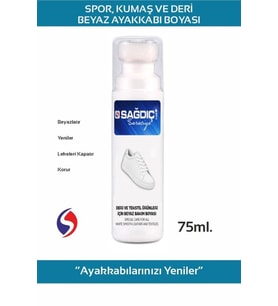 Sağdıç Saraciye Spor Beyaz Deri Ve Kumaş Ayakkabı