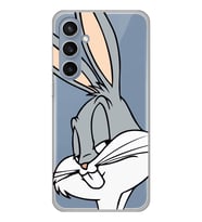 Samsung Galaxy S23 FE Uyumlu Bugs Bunny Desenli Şeffaf Telefon Kılıfı