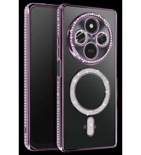 Redmi 14C Joke Simli Magneticsafe Kılıf - Derin Mor
