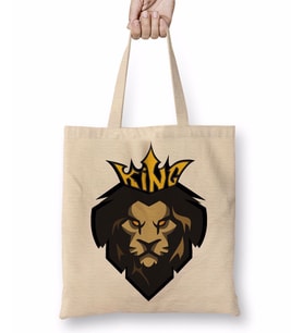 King Lion Bez Çanta Uzun Saplı