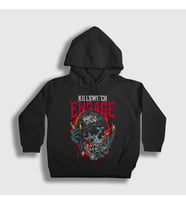 Presmono Unisex Çocuk Siyah Disarm Metal Killswitch Engage Kapüşonlu Sweatshirt 537337tt