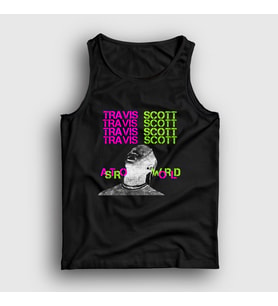 Presmono Unisex Siyah Sky Astroworld Travis Scott Atlet 43158tt