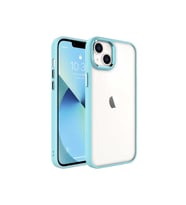 Apple iPhone 14 Uyumlu Kılıf Zore Krom Kapak (Açık Yeşil)
