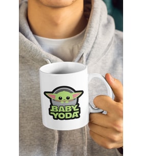 Baby Yoda Funny Baskılı Kupa Bardak