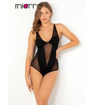 Modal Çıtçıtlı Fantezi Body (Siyah)