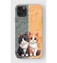 Iphone 11 Pro Max Uyumlu Baskılı Yumuşak Silikon Şeffaf Telefon Kılıfı