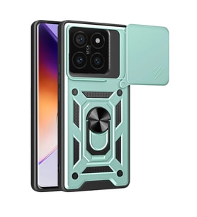 Durukar® Mi 14T Pro Kılıf Pars Lens Yüzüklü Silikon - Yeşil
