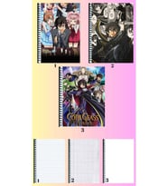code geass lalouch 3 adet defter A4 büyük boy 72 sayfa çizgili_kareli_çizgisiz defter seti