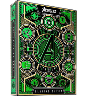 Theory11 Marvel Avengers Green Oyun Kağıdı Kartı Kartları Destesi Koleksiyonluk (Karışık)