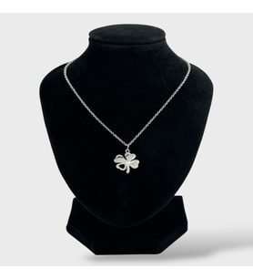 Arnes Jewelry Çelik Dört Yapraklı Yonca Kolye