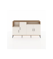 Arges Konsol 5 Raflı 4 Kapaklı 176x30x99 Çam-Aytaşı
