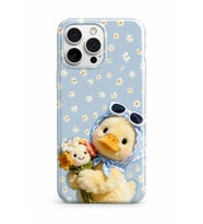 İPhone 16 Pro Novera Cozy Friends Collection Çift Katmanlı Essential Tough Telefon Kılıfı