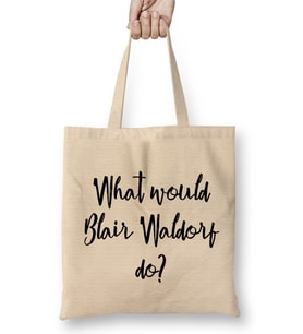 What Would Blair Waldorf Do 05 Bez Çanta Uzun Saplı