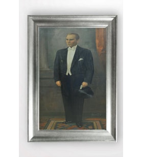Gümüş Çerçeveli Atatürk Tablo a881