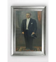 Gümüş Çerçeveli Atatürk Tablo a881