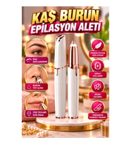 Unisex Şarjlı Kaş ve Bıyık Alma Epilatörü Hassas Ciltler İçin Yüz Tüy Alma Cihazı