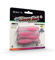 Ulti Baits Minnow Shad Silikon Balık 70MM 1,6gr 4 Adet, UB-C02, Beyaz