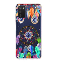 PrintiFy Samsung Galaxy A03S ile Uyumlu 1mm Slim Fit Nazar Boncuğu 5 Baskılı Şeffaf  Kılıf