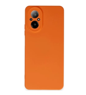 Realme 12 Lite Kılıf Nano İçi Kadife Silikon - Turuncu