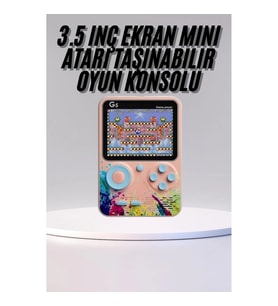 Mey İthalat® Game Box Mini 500 Adet Retro Oyun Taşınabilir Oyun Konsolu