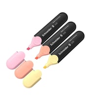 Pastel Fosforlu Kalem Jop ( Pastel Pembe - Somon - Vanilya ) 3 Adet Schneider Jop Pastel İşaret Kalemi 3 Adet (Karışık)