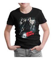Sin City Siyah Çocuk Tshirt