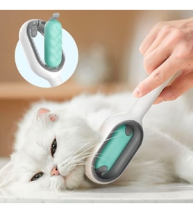 Mcg® Evcil Hayvanlar İçin Çift Taraflı Pet Fırçası Nemli Tüy Tarama Tarağı