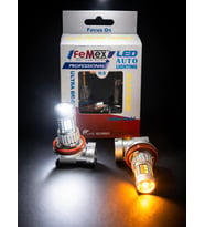 Femex H8/11 Sis Led Ampul Çift Renk 3030 Chipset 30smd Mercekli Led Double Aç Kapat