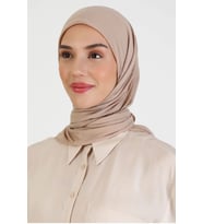 Koyu Bej Harem Scarf İncila Eşarp