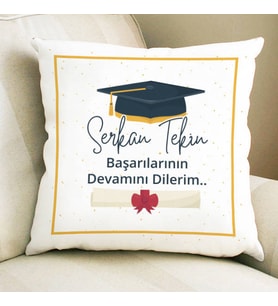 Kişiye Özel Mezuniyet Hediyesi Kişiye Özel Yastık