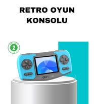 Taşınabilir Mini Video Oyun Konsolu Ergonomik Tasarım
