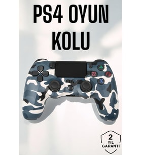 PS4 Oyun Kolu Kamuflaj Desenli Joystick