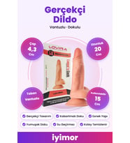 20 Cm Dolgun Realistik Dokulu Vantuzlu Dildo Ten Rengi – iyimor