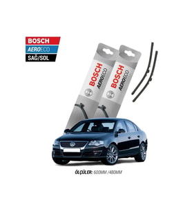 Volkswagen Passat B6 2007 Model Bosch Aeroeco Muz Silecek Takımı
