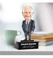 Karizmatik Babam Karikatürlü Biblo