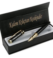 Özel Günler İçin Hediye Parlak Siyah Roller Kalem
