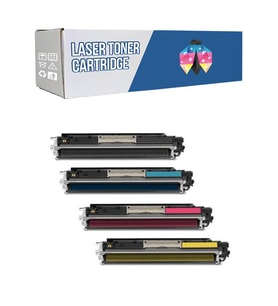 Safir Toner Hp 126A-CE310A CF040A CMYK 1 Set Muadil Toner