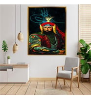 Altın  Çerçeveli tablo n25