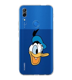 Huawei P Smart z  Kamera korumalı Kapak Donald Duck Tasarımlı  Şeffaf Kılıf
