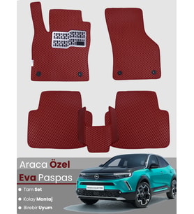 OPEL MOKKA ELEKTRİKLİ (2023-2025) Uyumlu EVA Paspas Tam Set–Araca Özel,Oto Paspas,Kolay Montaj