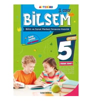 3. Sınıf 2025 BİLSEM Sınavına Hazırlık 5’li Deneme Sınavı