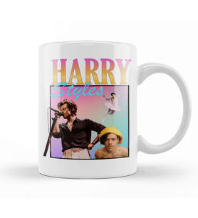 Harry Styles Retro Tee 01 Kupa Bardak Porselen