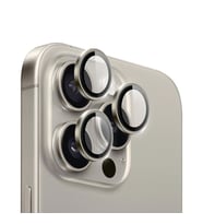 iPhone 16 Pro / 16 Pro Max Uyumlu Gerçek Safir Lens Koruyucu Görüntü Kalitesini Bozmayan Netlik (Naturel)